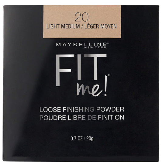 Fit Me Loose Setting Powder, Face Powder Makeup & Finishing Powder, Light Medium, 1 Count