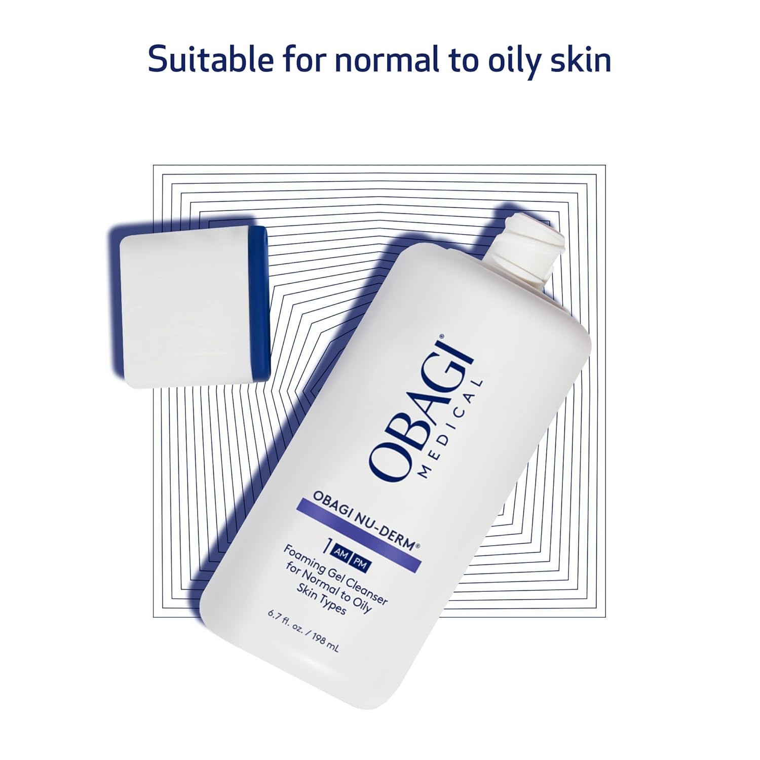 Obagi Nu-Derm Foaming Gel – Gel-Based Cleanser for Normal to Oily & Sensitive Skin